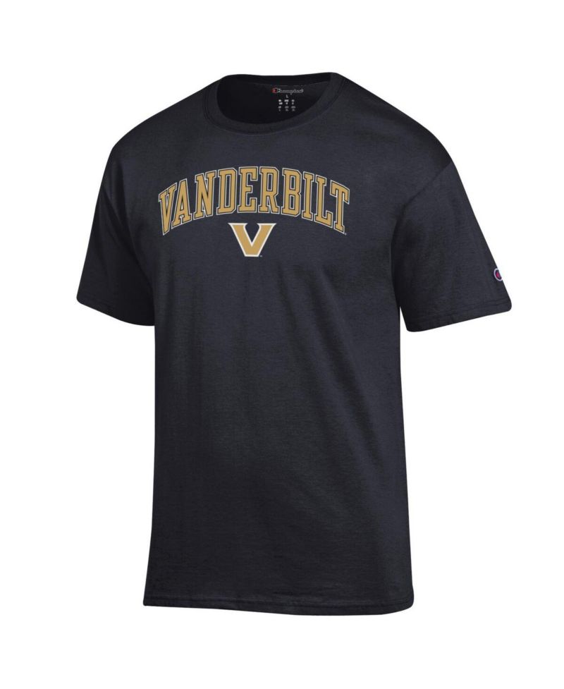 Men's Vegas Gold Vanderbilt Commodores Arched Logo T-Shirt