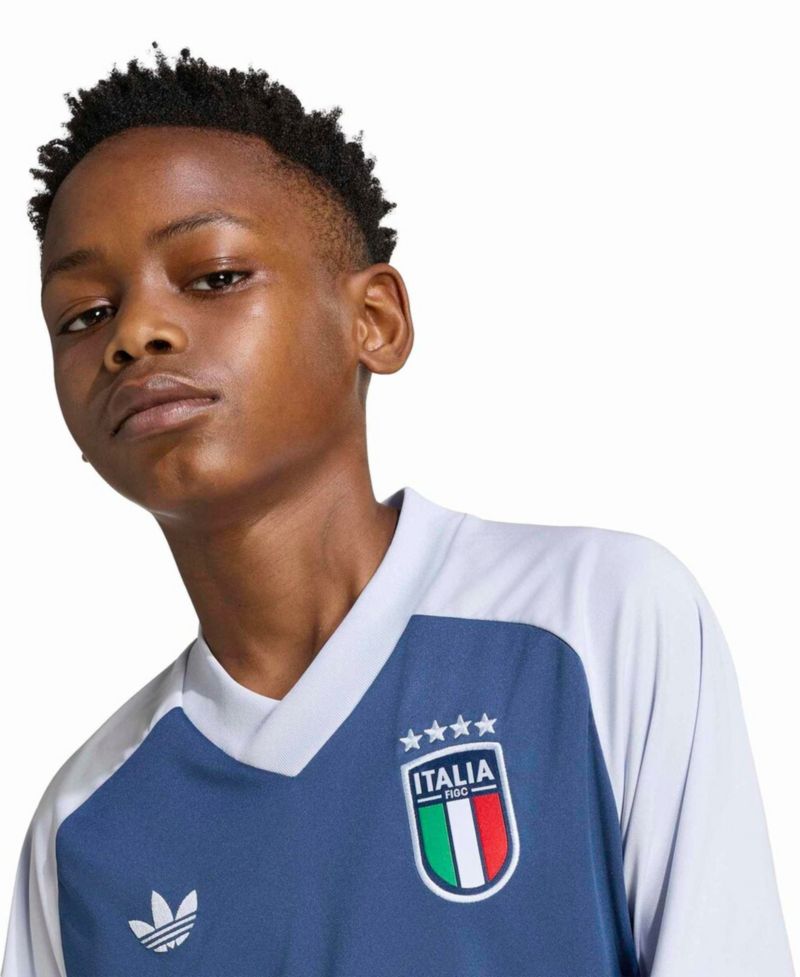 Big Boys and Girls Blue Italy National Team 2026 Pre-Match Jersey