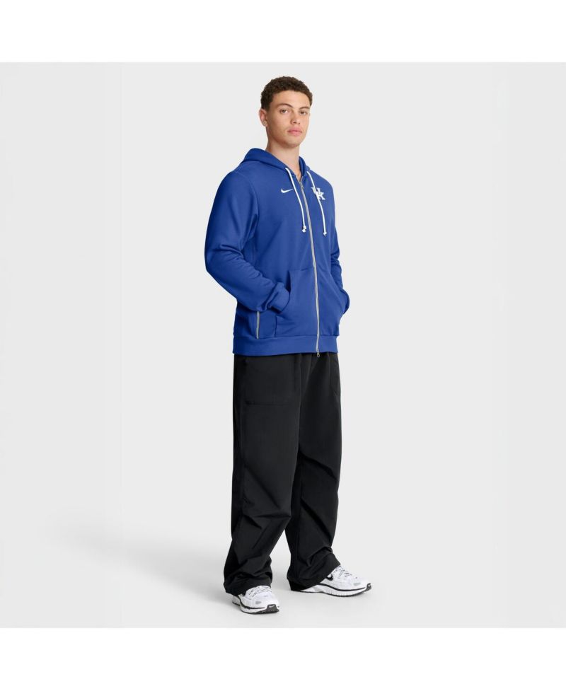 Men's Royal Kentucky Wildcats 2025 Sideline Standard Issue Dri-FIT Full-Zip Hoodie