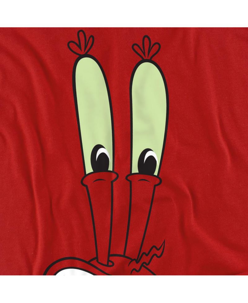 Men's Mr. Krabs Smile Face T-Shirt