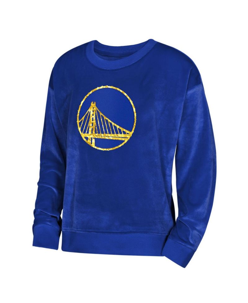 Big Boys and Girls Royal Golden State Warriors Step Back Sweatshirt