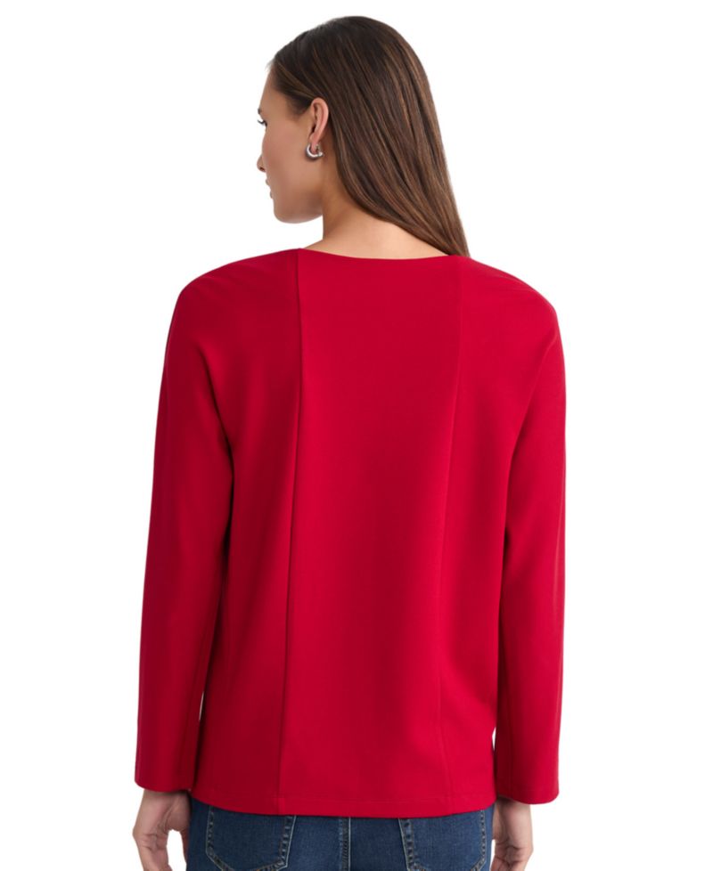 Women's Serenity Boat Neck Dolman Sleeve Blouse