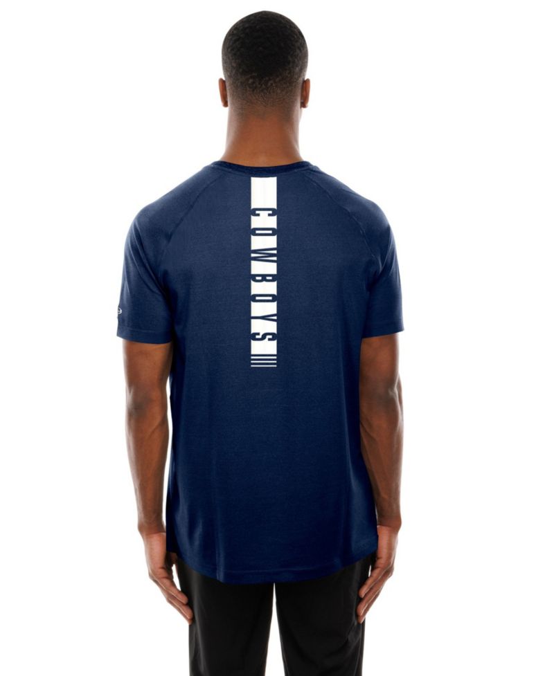 Men's Navy Dallas Cowboys Functional Fandom Reflective T-Shirt