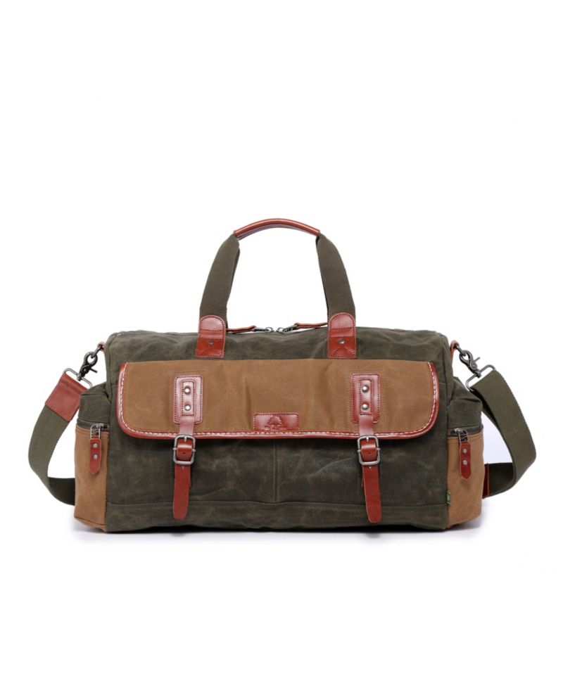 Stone Creek Waxed Canvas Duffel Bag
