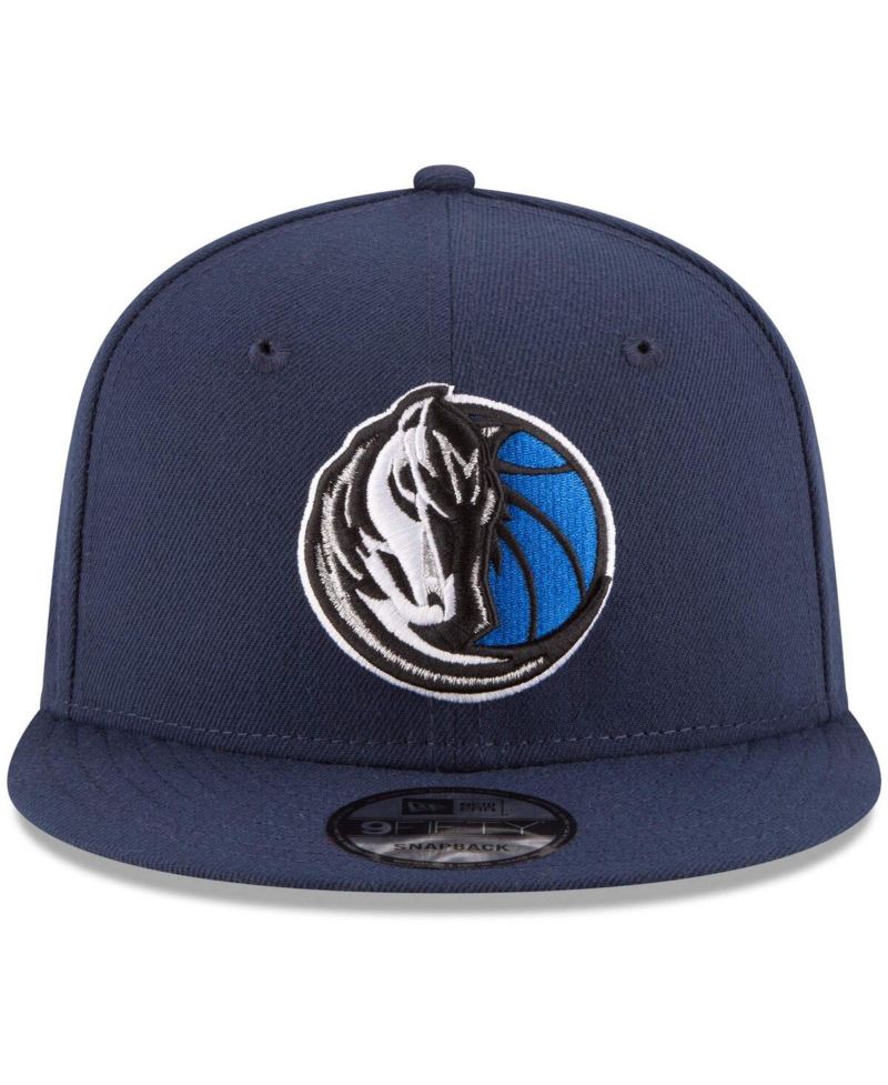 Men's Navy Dallas Mavericks Official Team Color 9FIFTY Snapback Hat