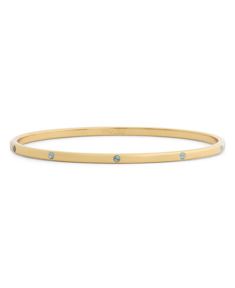 Faux-Stone Signature Logo Enamel Stone Duo Bangle Bracelet