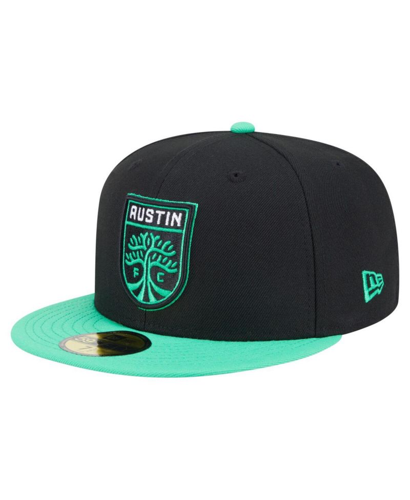 Men's Black Austin FC 2025 Kickoff 59FIFTY Fitted Hat