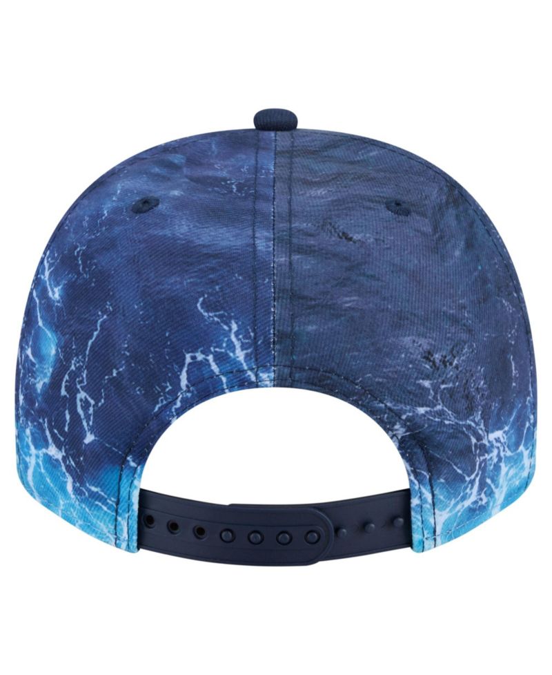 Men's Light Blue Boston Red Sox Deep Water Pre-Curved 9FIFTY A-Frame Snapback Hat