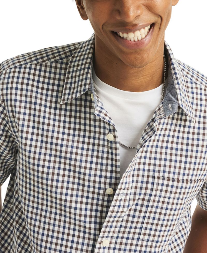 Men's Slub Short-Sleeve Shirt