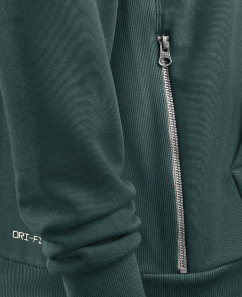 Men's Green Michigan State Spartans 2026 Sideline Standard Issue Dri-FIT Full-Zip Hoodie