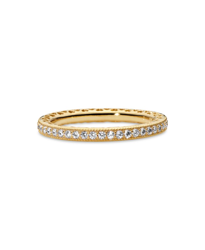 Cubic Zirconia Signature Sparkle Hearts Ring