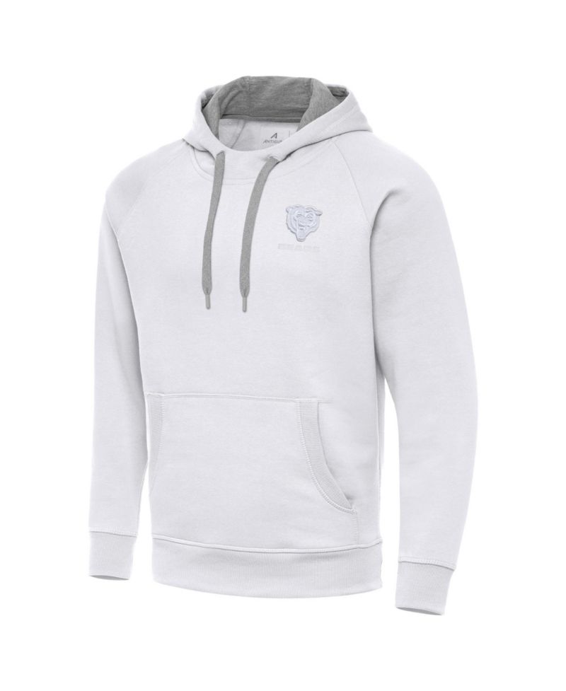 Men's White Chicago Bears Victory Pullover Hoodie