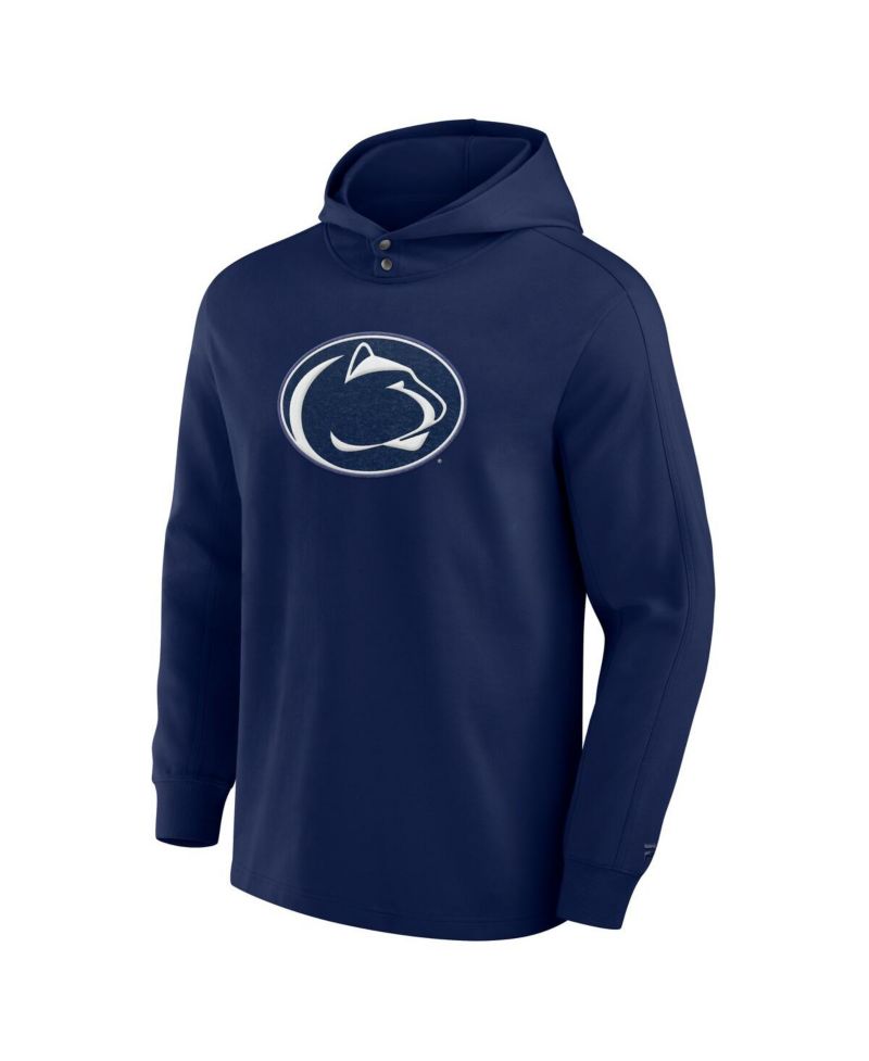 Men's Navy Penn State Nittany Lions Blaze Tri-Blend Pullover Hoodie