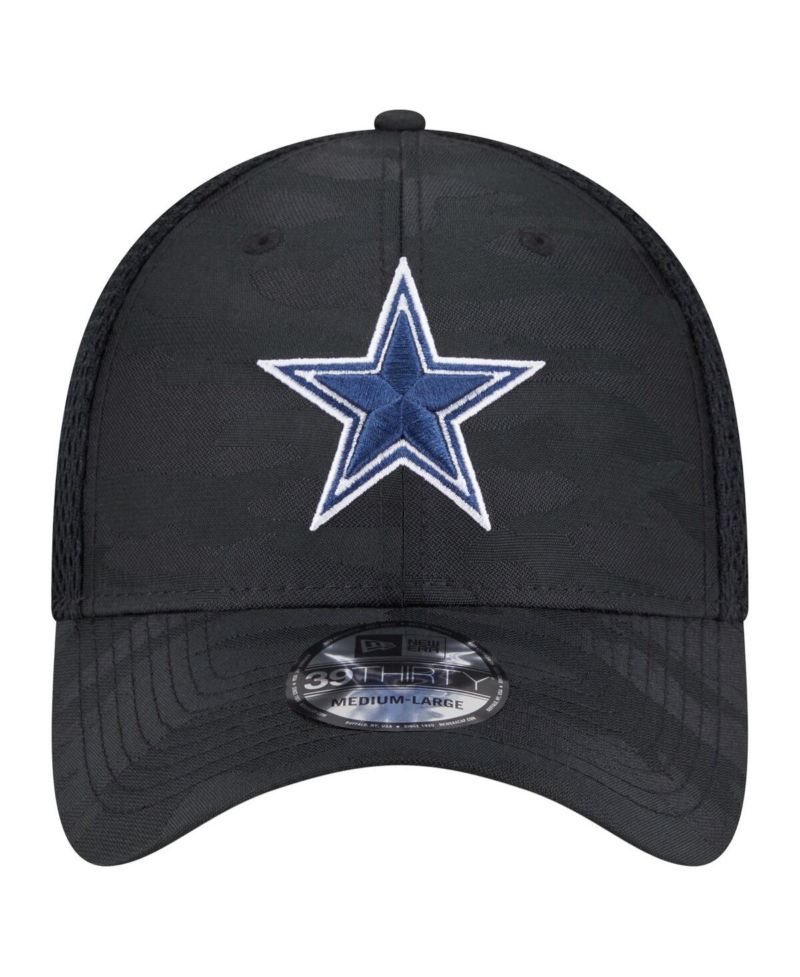 Men's Black Dallas Cowboys Active Camo 39THIRTY Flex Hat