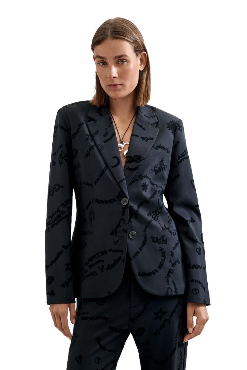 Women's Flocked blazer