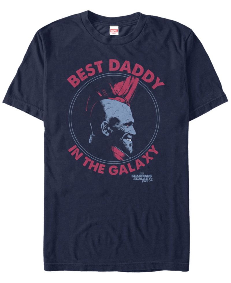 Marvel Men's Guardians Vol.2 Yondu The Best Daddy Short Sleeve T-Shirt