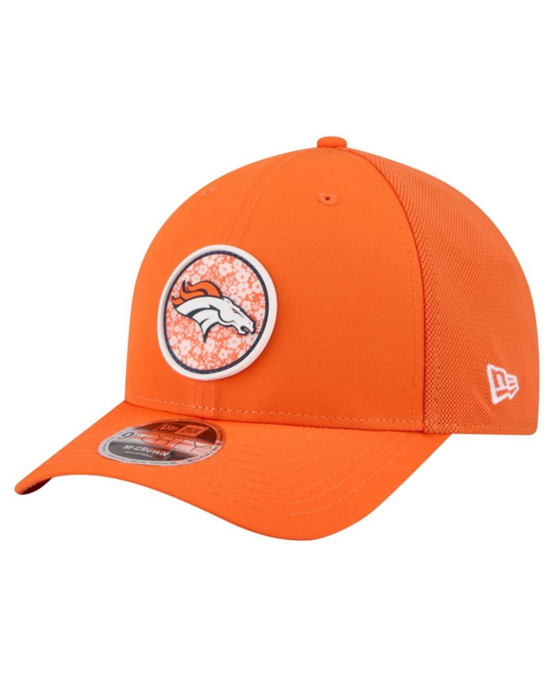 Men's Orange Denver Broncos Floral 9FORTY M-Crown Trucker Adjustable Hat