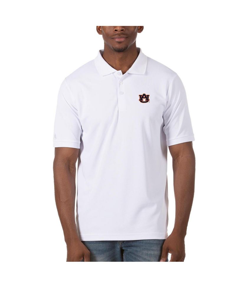 Men's White Auburn Tigers Legacy Pique Polo