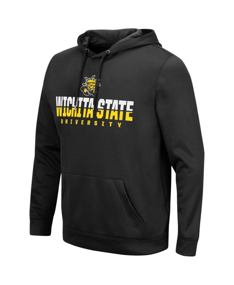 Men's Black Wichita State Shockers Lantern Pullover Hoodie