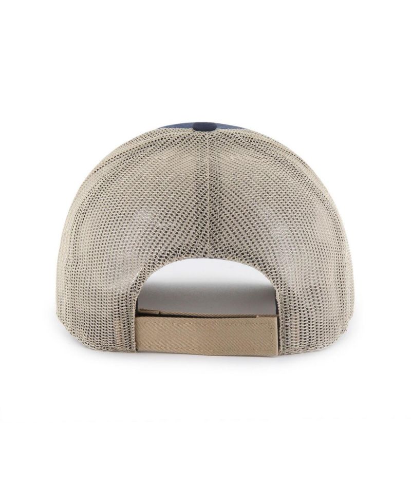 Men's Navy/Natural Dallas Cowboys Arid Adjustable Trucker Hat