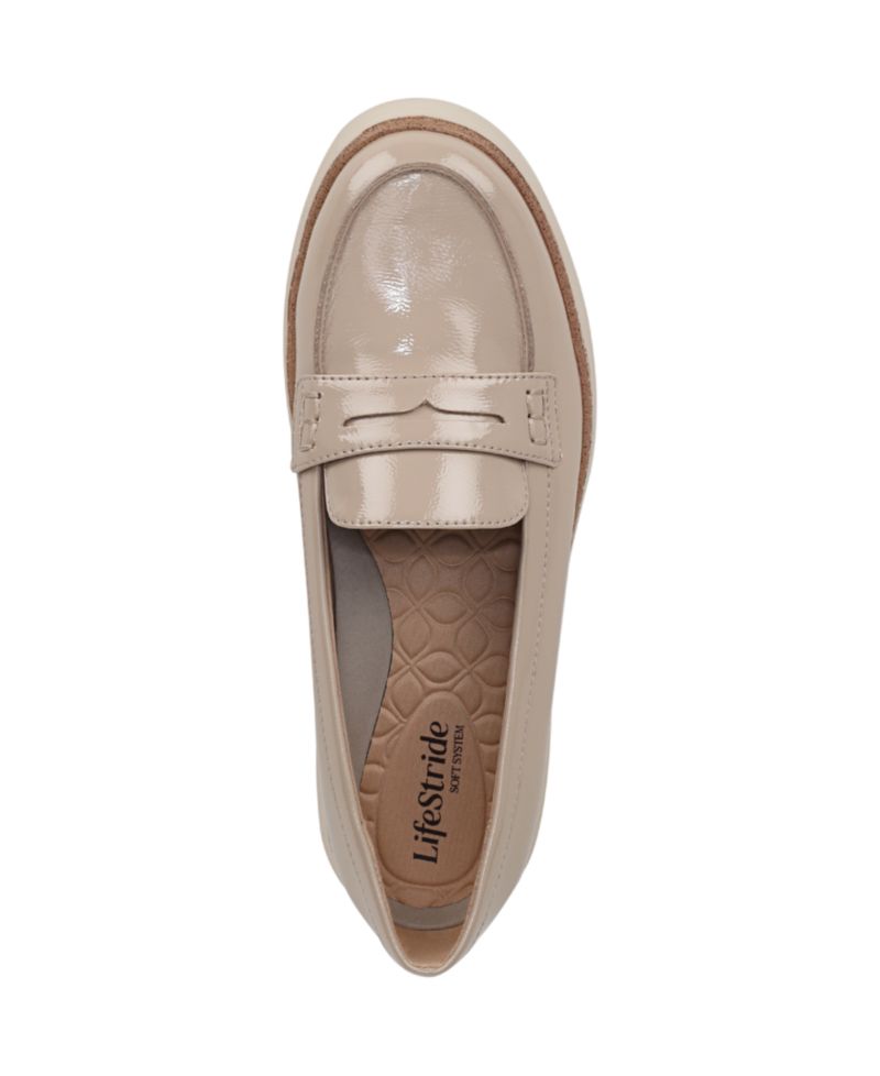 Women's Chelsea Round Toe Platform Penny Loafers