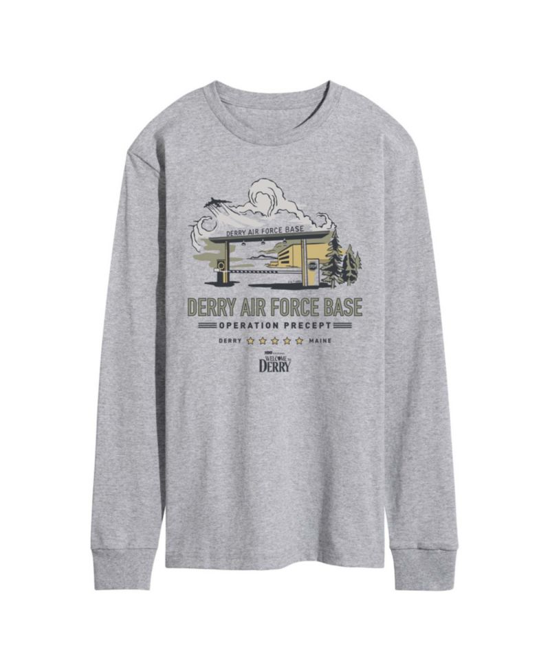 Men's Welcome to Derry Air Force Long-Sleeve Graphic T-Shirt