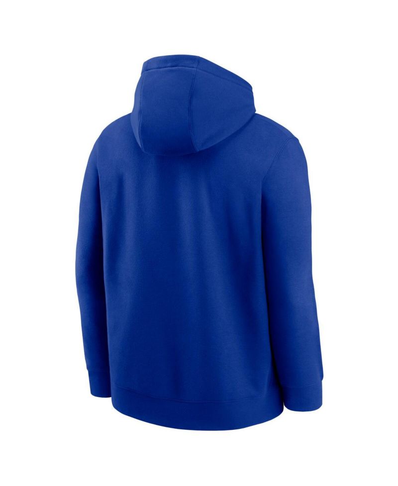 Men's Royal Buffalo Bills Club Fleece Pullover Hoodie