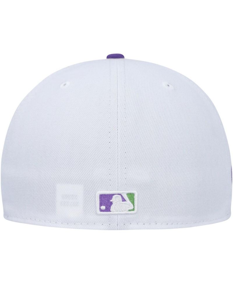 Men's White Chicago White Sox Side Patch 59Fifty Fitted Hat