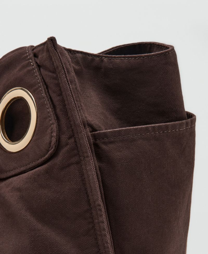 Women's Eyelets Canvas Bag