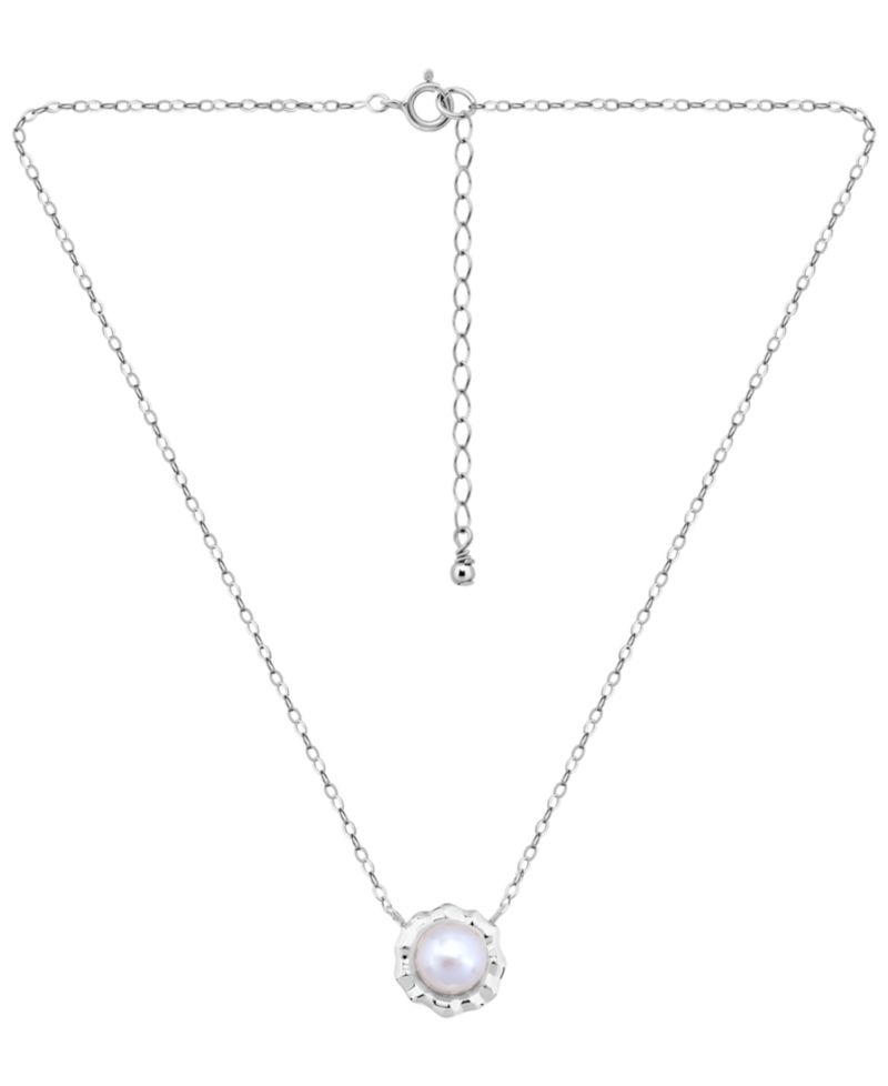 Cultured Freshwater Pearl (7mm) Pendant Necklace, Macy's Exclusive