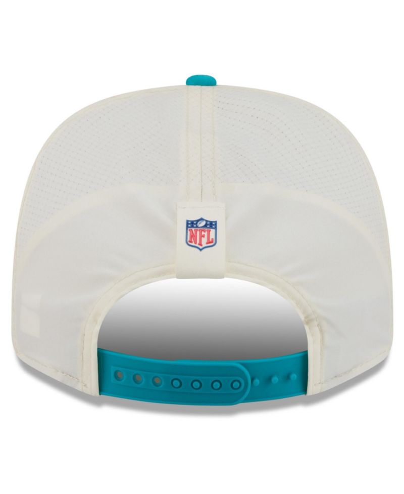 Men's Cream/Aqua Miami Dolphins 2026 NFL Training Camp 9SEVENTY Adjustable Hat