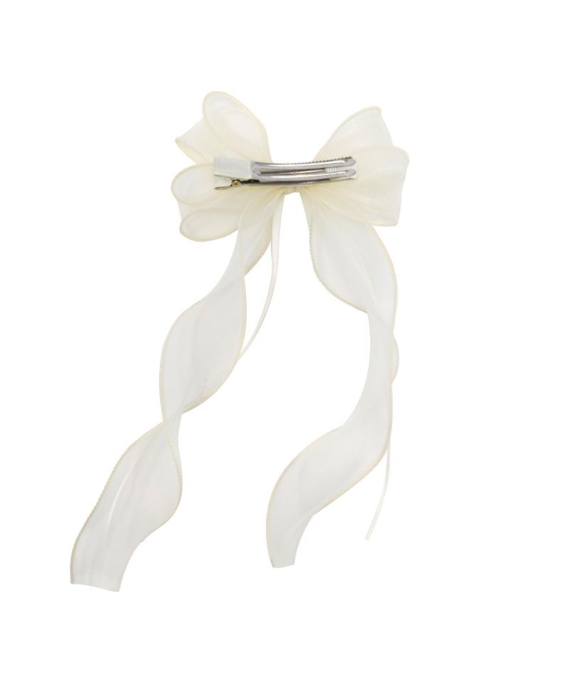 Girls Organza Double Ribbon Clip Gift Set with Tin Case