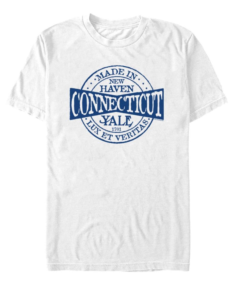 Men's Yale University Made in New Haven Connecticut Established 1701 Graphic T-Shirt