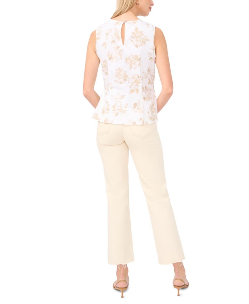 Women's Peplum Sleeveless Blouse
