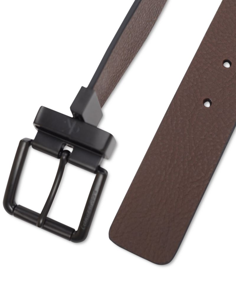 38MM Men's Pebble Grain Reversible Jean Belt