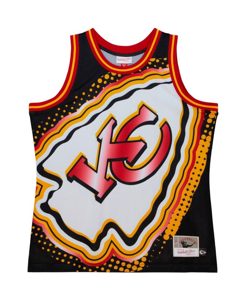 Men's Black Kansas City Chiefs Big Face 7.0 Fashion Tank Top