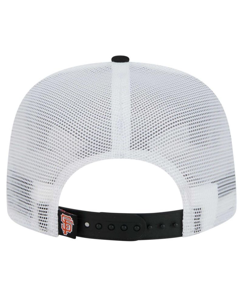 Men's Black San Francisco Giants 9FIFTY A-Frame Trucker Snapback Hat