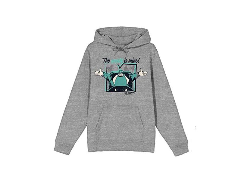 Men's Dr. Eggman Athletic Heather Sweatshirt-3XL