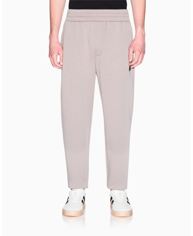 Men's Fleece Logo Patch Jogger Pants