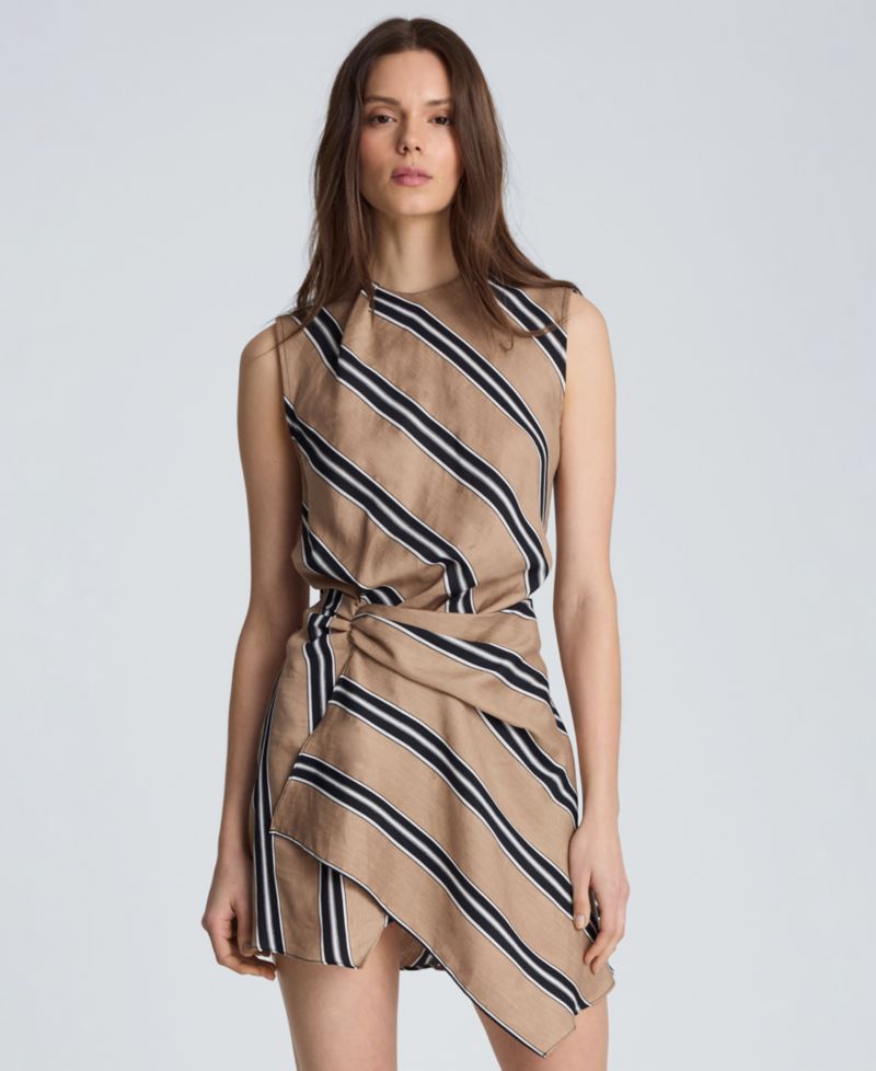 Women's Asymmetrical Hem Mini Dress