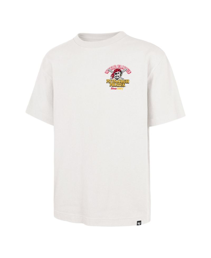 Men's '47 Cream Pittsburgh Pirates Glizzy T-Shirt