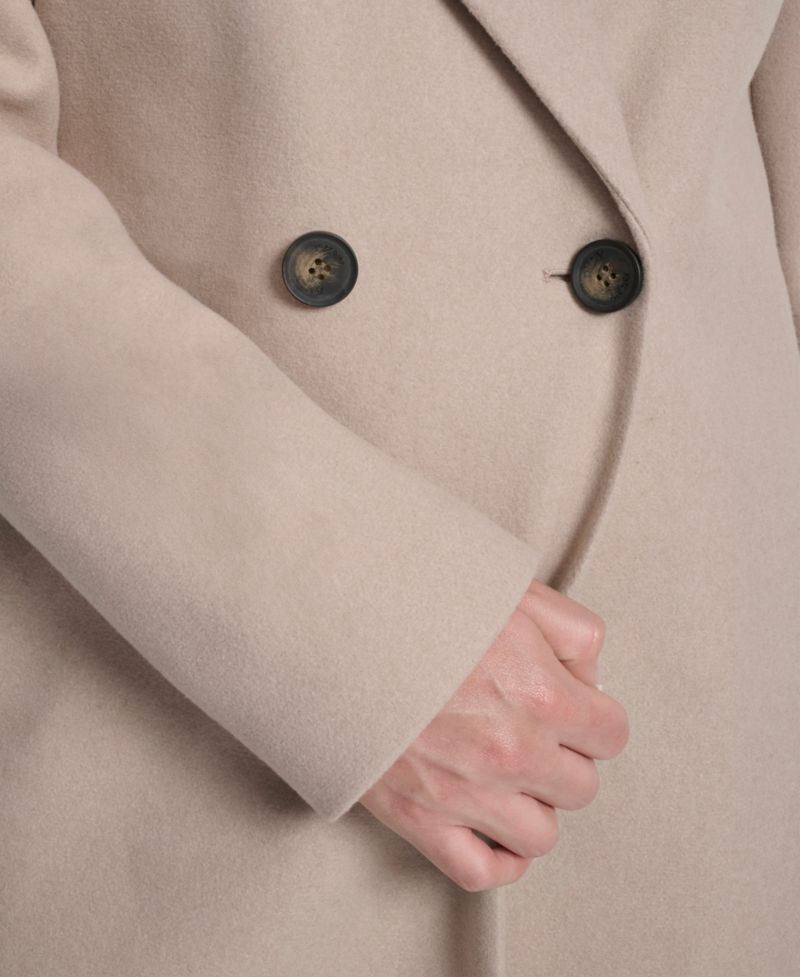 Women's Double-Breasted Notch Collar Coat