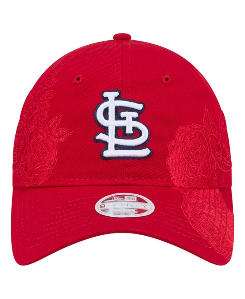 Women's Red St. Louis Cardinals Roses 9TWENTY Adjustable Hat