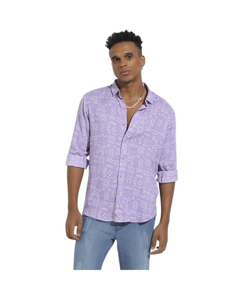 Men's Minimal Aztec Shirt