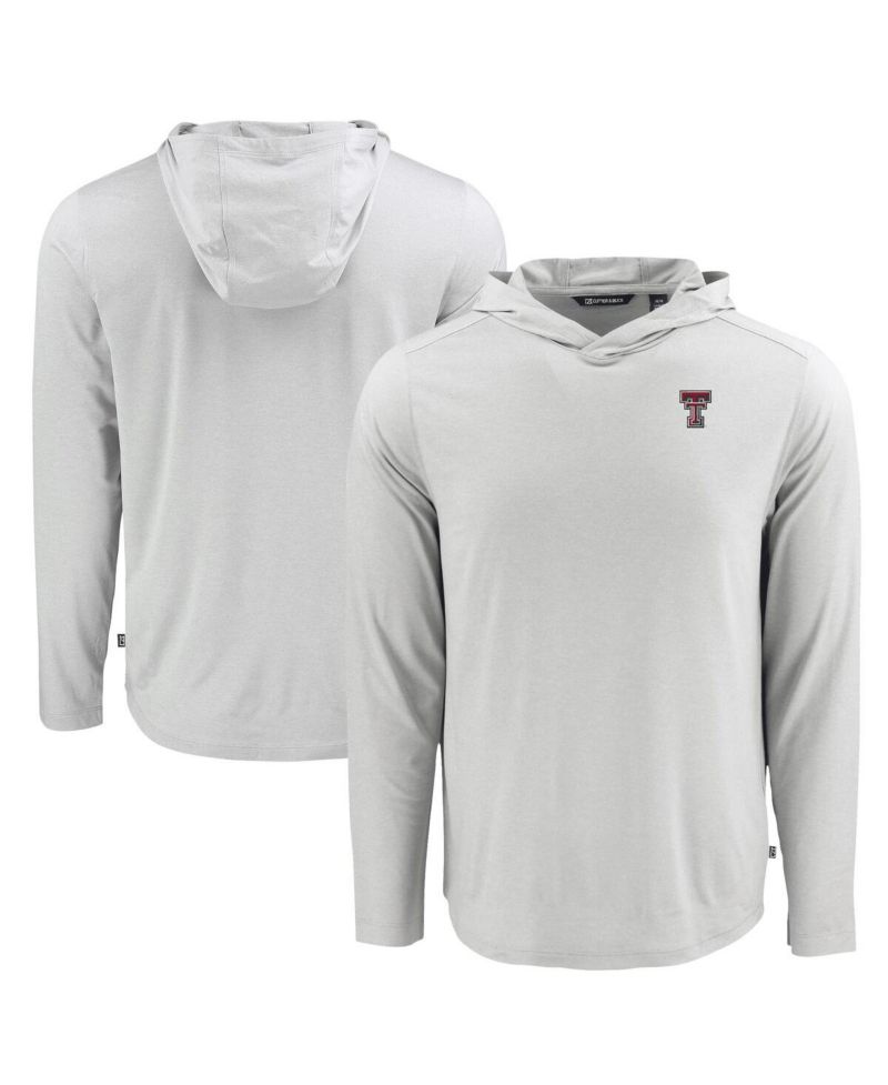 Men's Gray Texas Tech Red Raiders Coastline Epic Comfort Eco Long Sleeve Hoodie