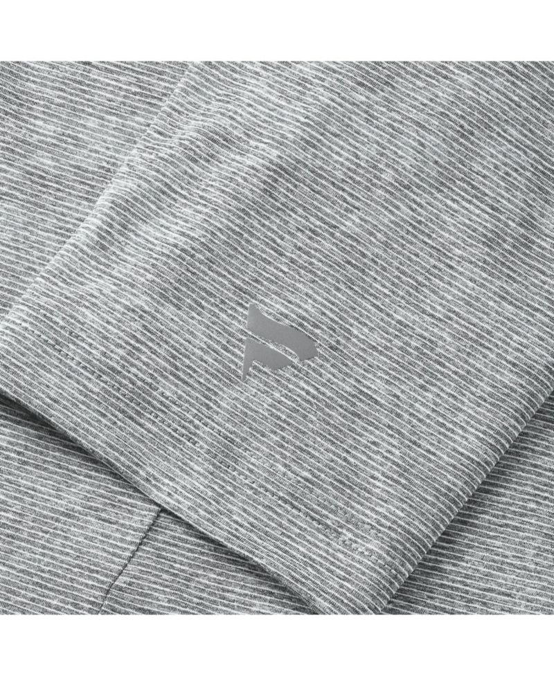 Men's Gray Tennessee Volunteers Mock Neck Half-Zip Pullover Jacket