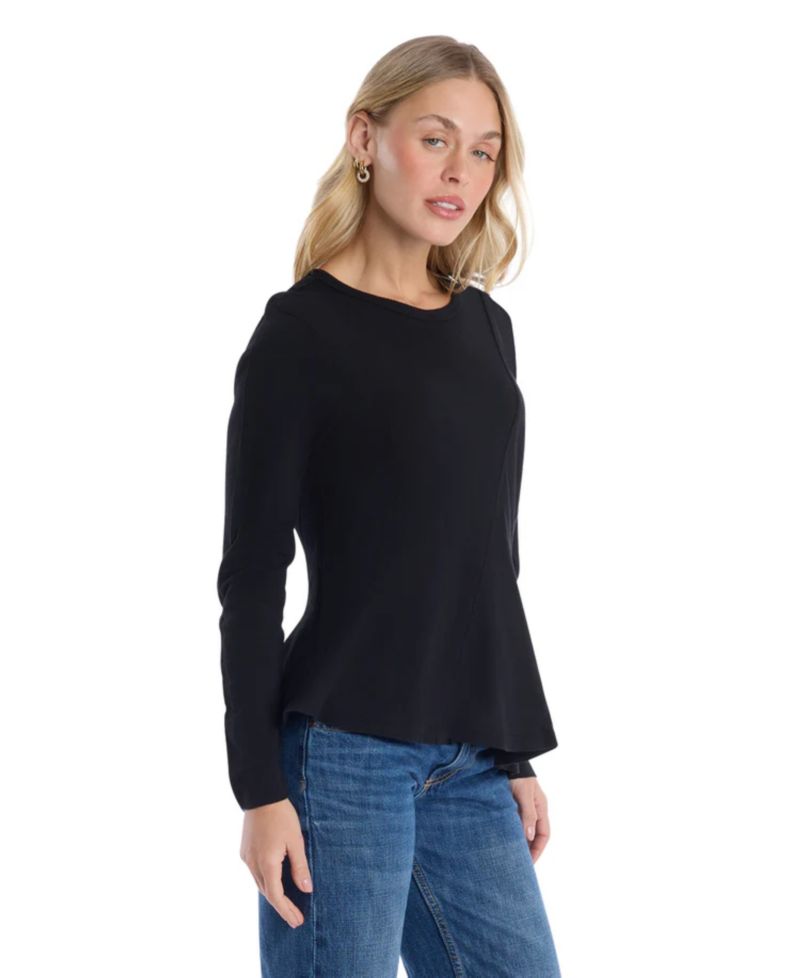 Women's Clothing Round Neck Long Sleeve Tee