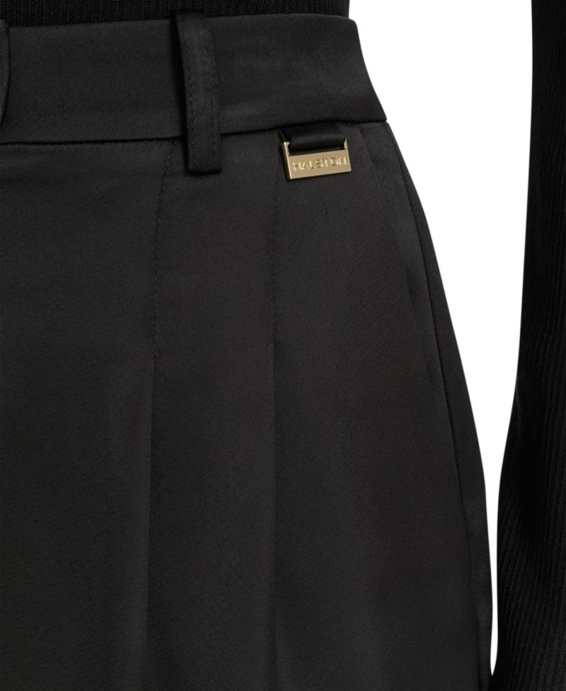Women's Mid Rise Pleated Trousers