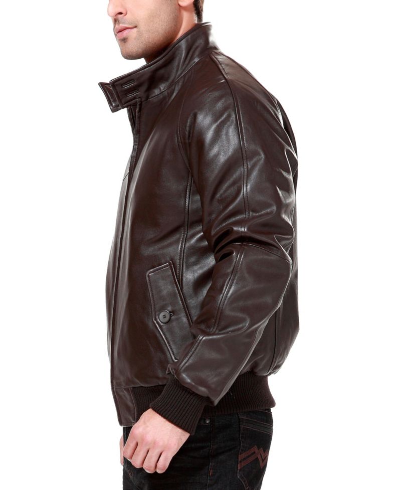 Men's WWII Leather Bomber Jacket