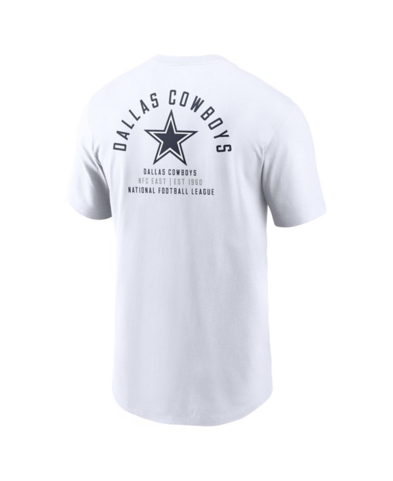 Men's Dallas Cowboys Split Logo Screen Print T-Shirt